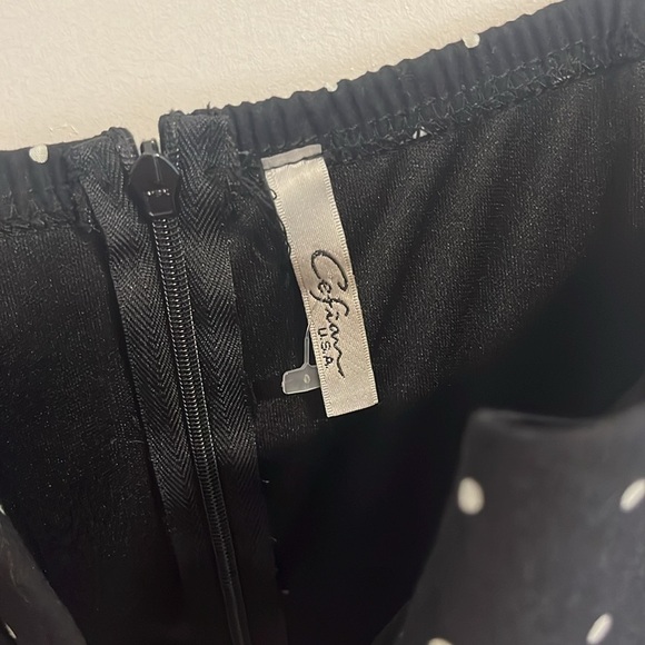 Black and white polka dot dress - Picture 5 of 5